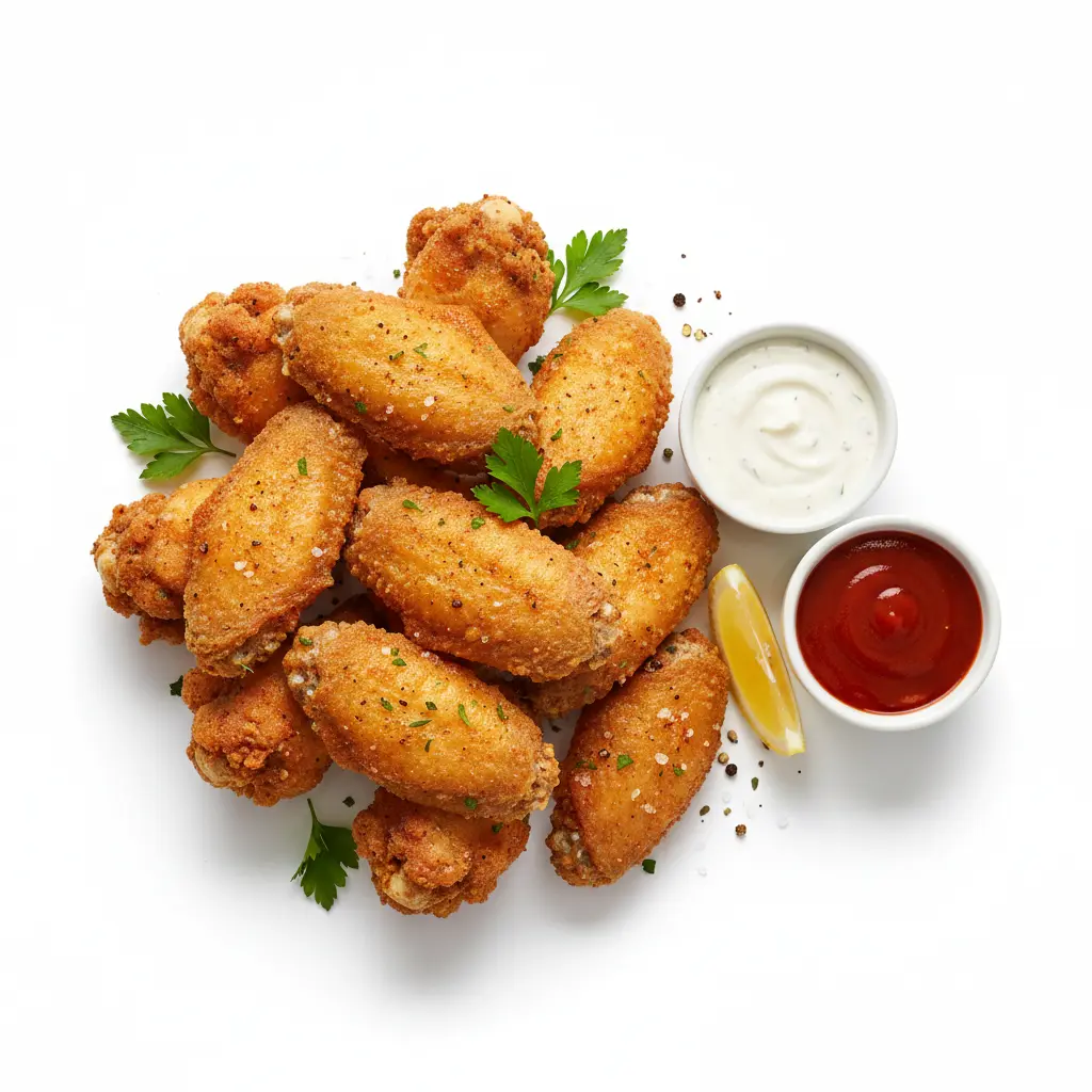 Fried Chicken Wings - Crispy chicken at Black Olives Winnipeg